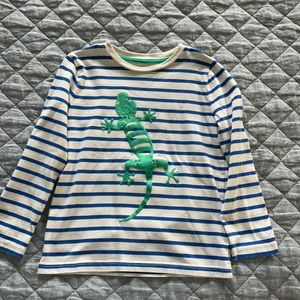 Long sleeve Mini Boden shirt with lizard